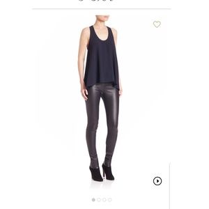 Helmut Lang leather leggings